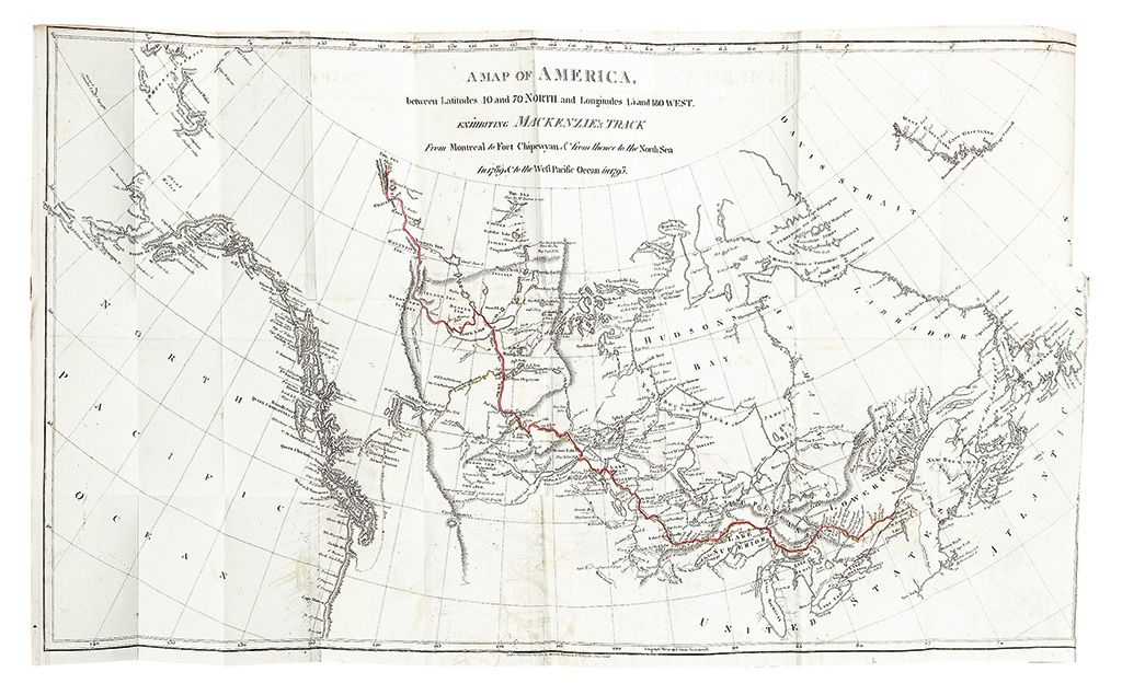 (ARCTIC.) Mackenzie, Alexander. Voyages From Montreal, on the River St. Laurence, through the Continent of North America,